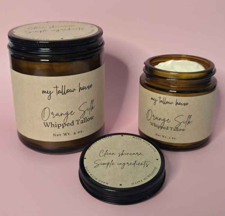 Orange Silk Whipped Tallow