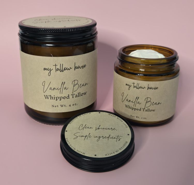 Vanilla Bean Whipped Tallow - My Tallow House